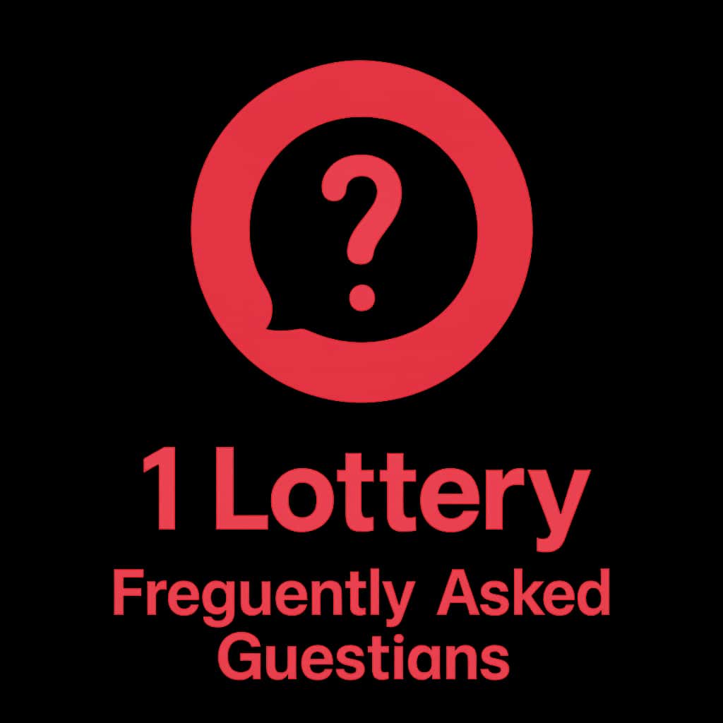 An icon symbolizing help related to 1 Lottery Frequently Asked Questions.