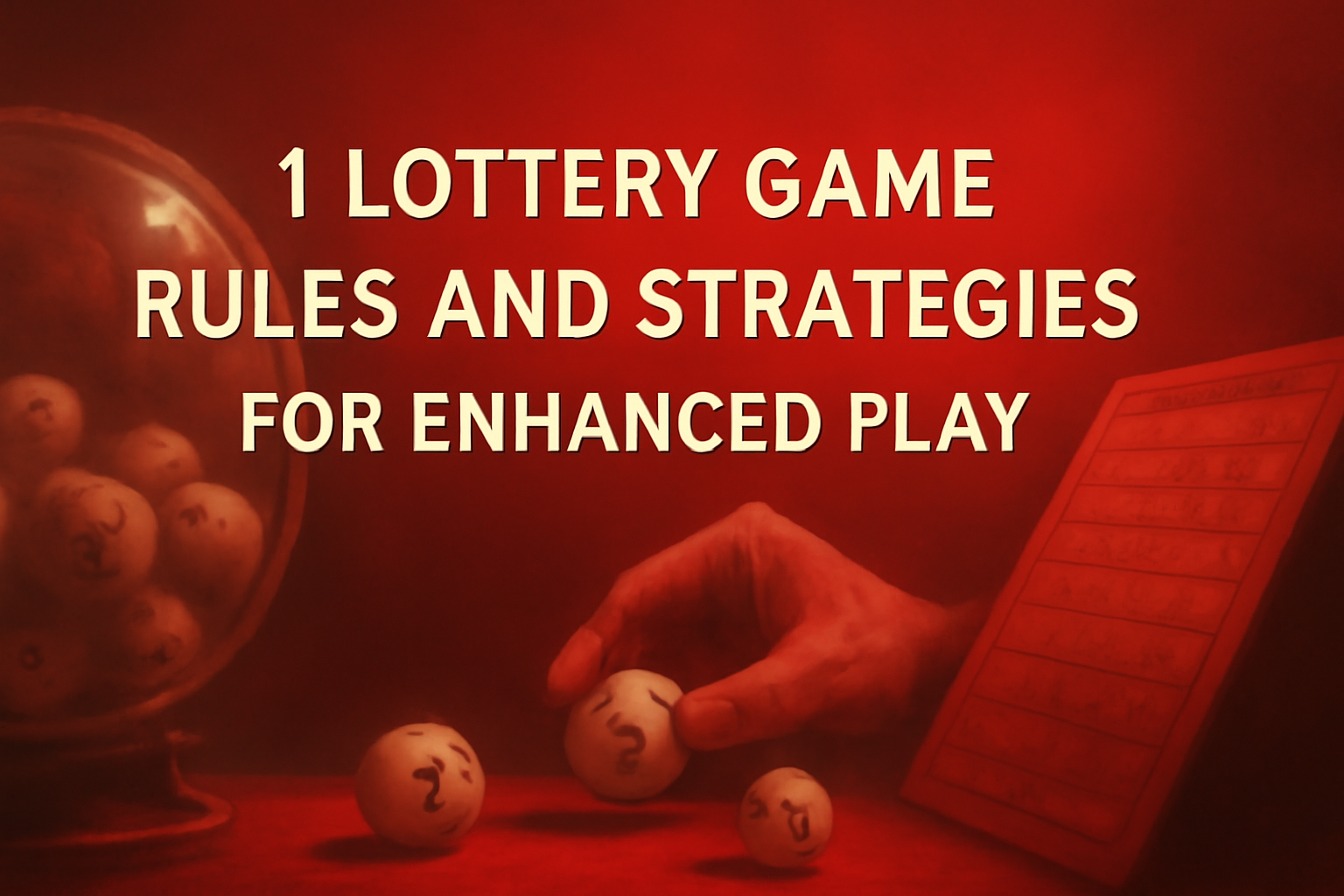 Informational scene illustrating the process of installing the 1 Lottery App.