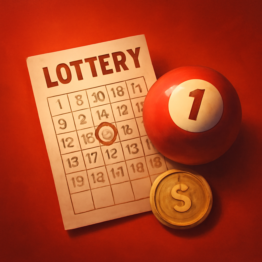 Icon representing the installation process for the 1 Lottery App.