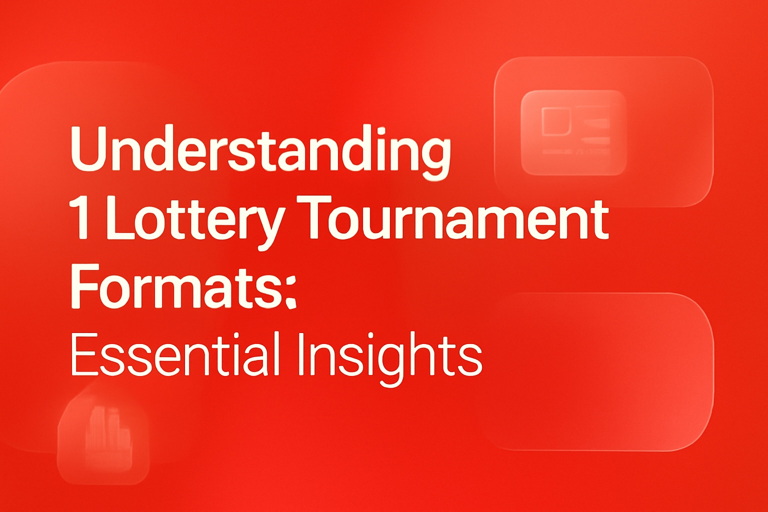 A professional overview of the 1 Lottery features, highlighting key functionalities.