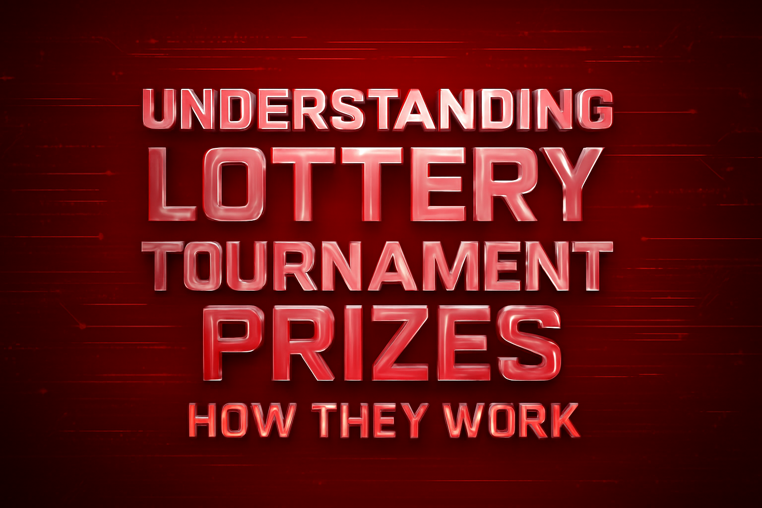An informational graphic illustrating the concept of optimizing 1 Lottery Experience.