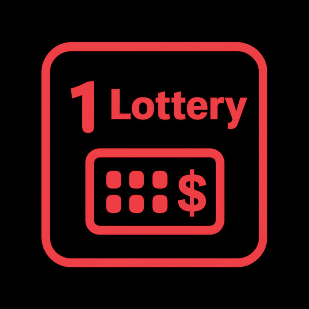 An icon depicting the 1 Lottery withdrawal process.