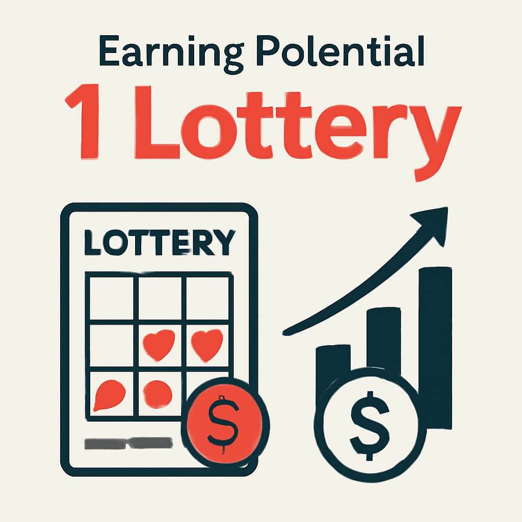 Diagram illustrating the factors affecting earning potential with 1 Lottery.
