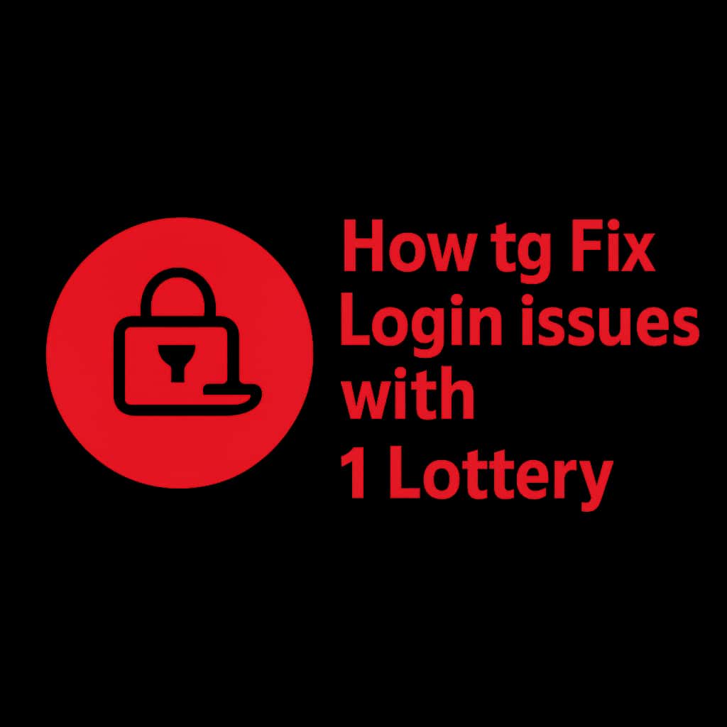 An icon representing login support for 1 Lottery.