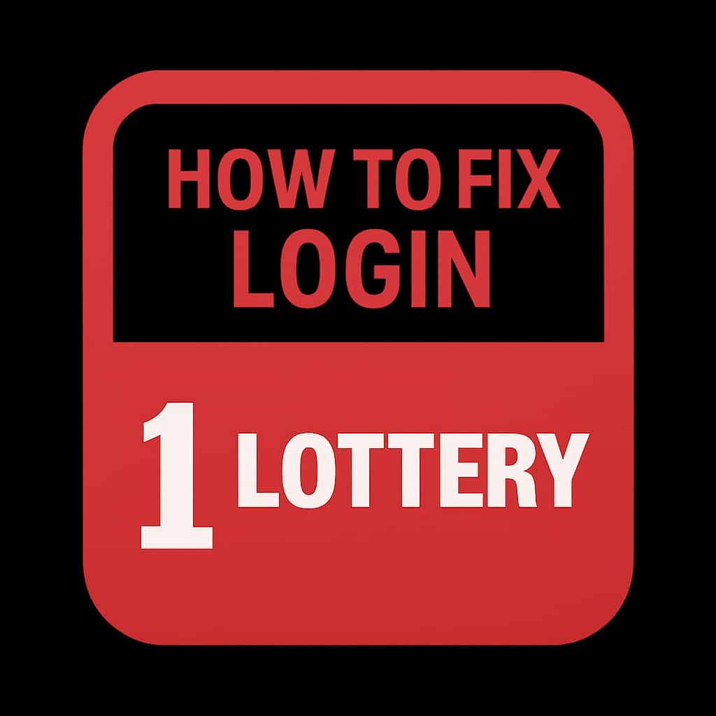An icon symbolizing support and guidance for 1 Lottery login issues.
