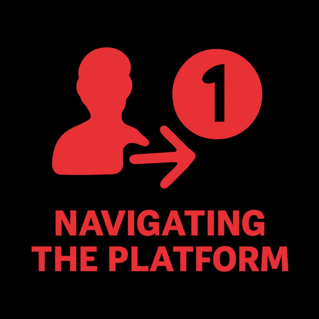 An icon symbolizing guidance for using the 1 Lottery Platform.