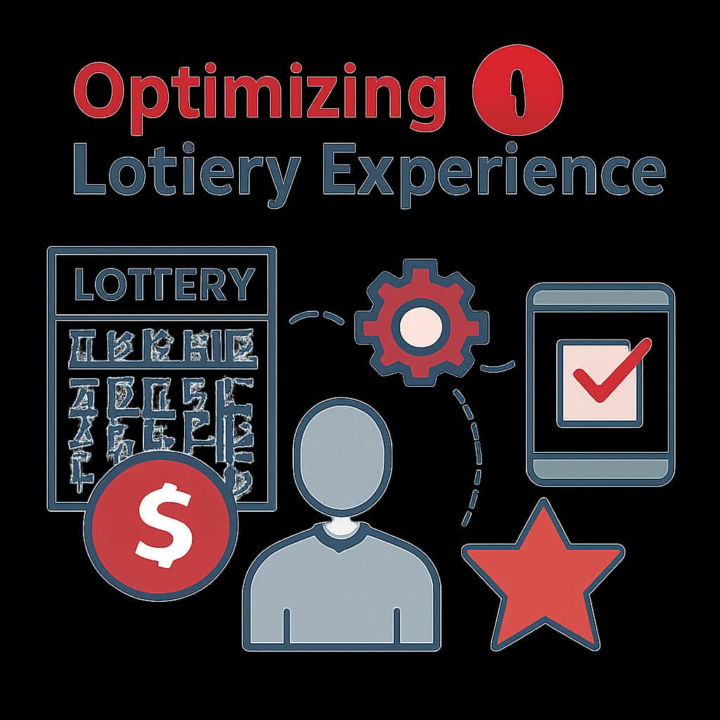 An educational illustration about enhancing the 1 Lottery user experience.