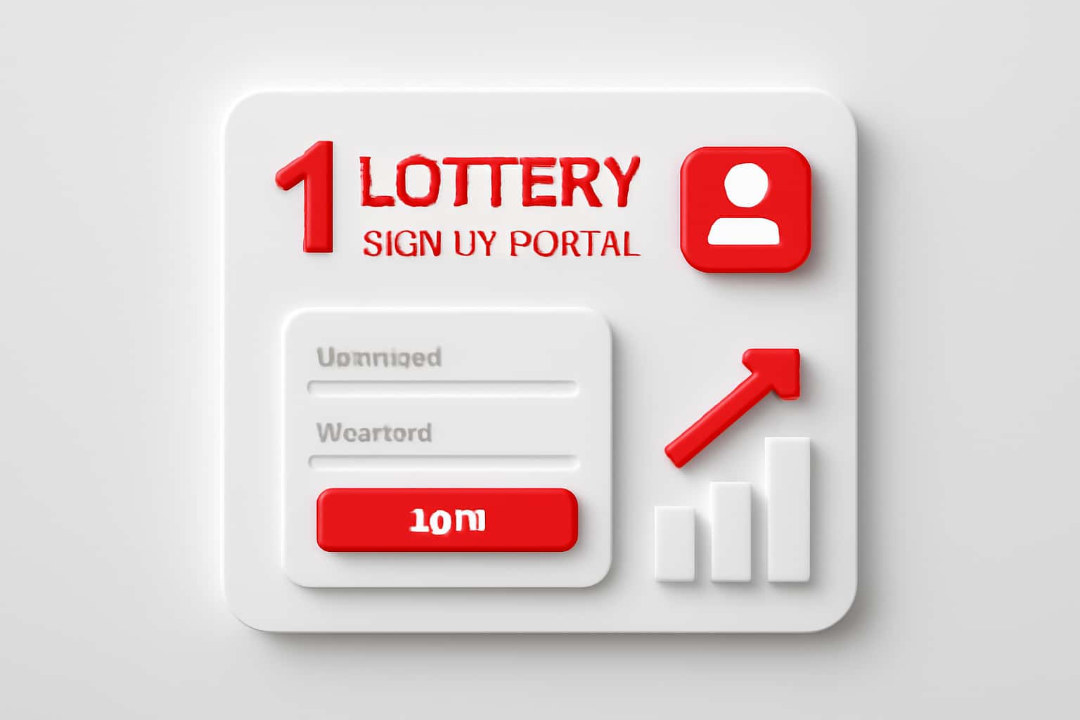 1 Lottery Sign Up Portal Interface