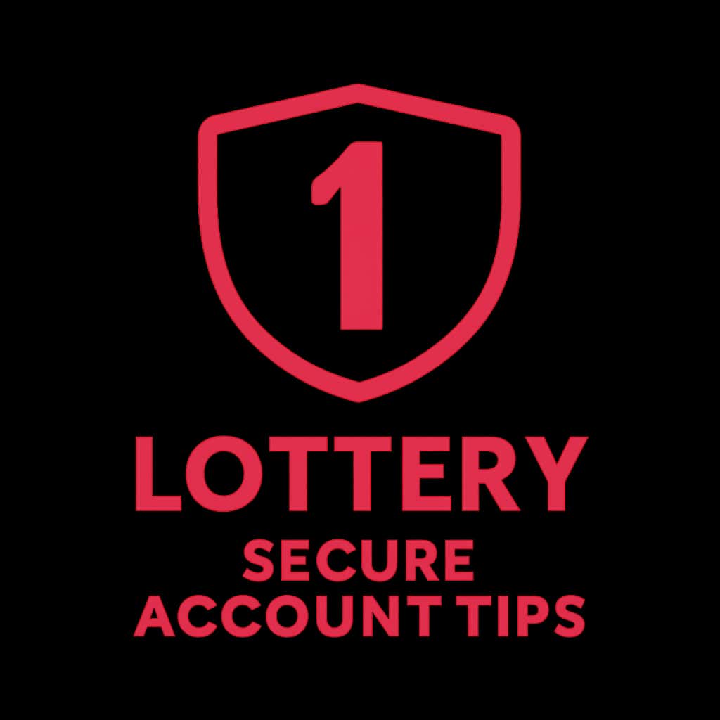 Icon illustrating security tips for a 1 Lottery account.