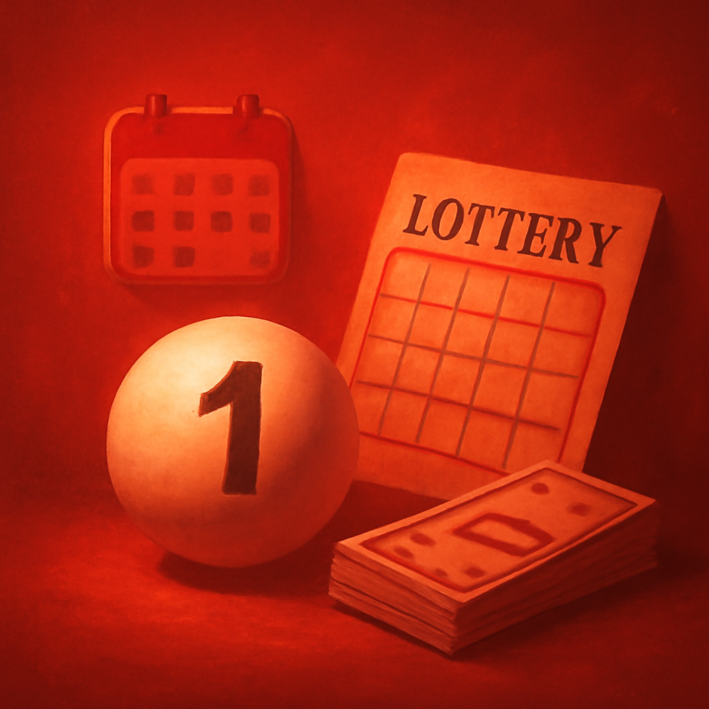 Icon representing the installation process for the 1 Lottery App.