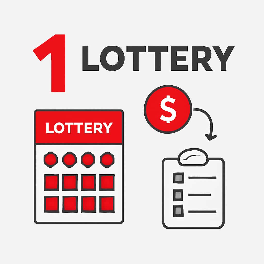 Illustration explaining updates for 1 Lottery Application.