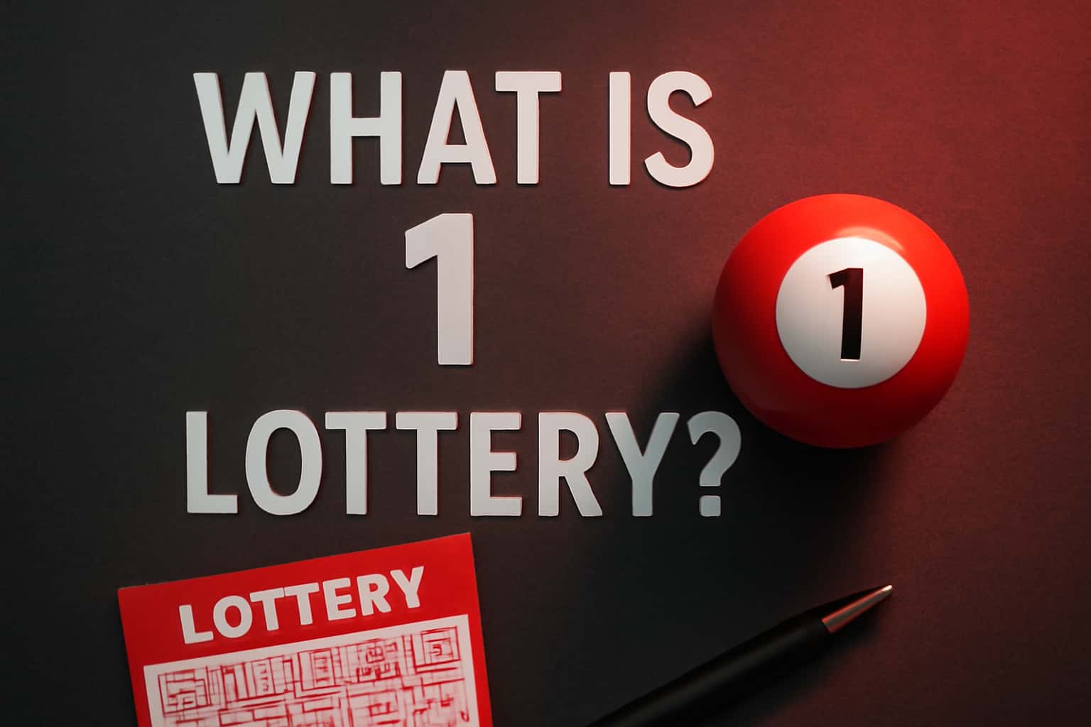 Visual representation of 1 Lottery platform features.